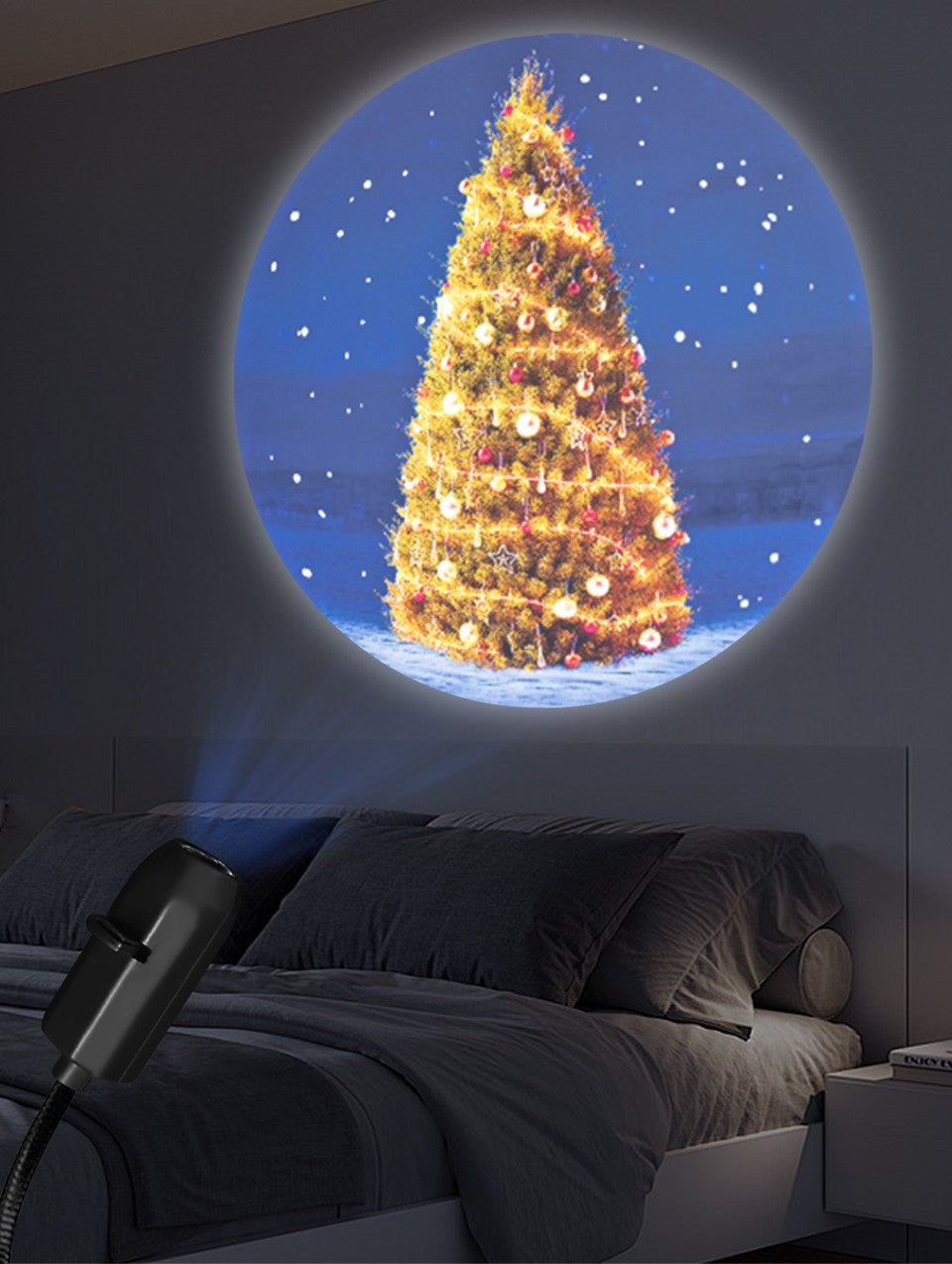 Projection Light 5V USB Direct Insertion Planet Christmas/Halloween Theme Replacement Light Ceiling Projection Light For bedroom