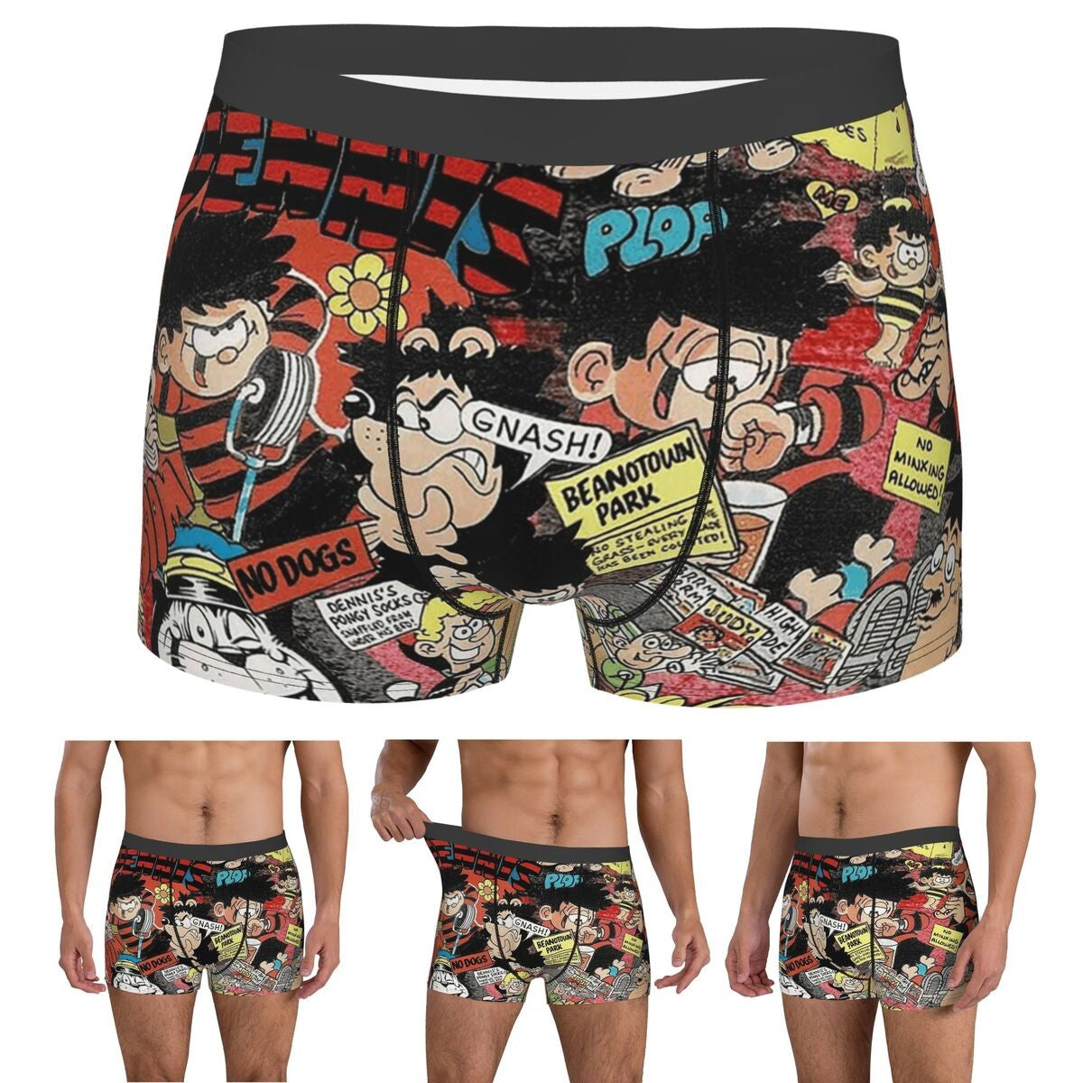 Boxer Underpants Shorts Beano 2 Panties Male Breathable Underwear for Homme Man Boyfriend Gift