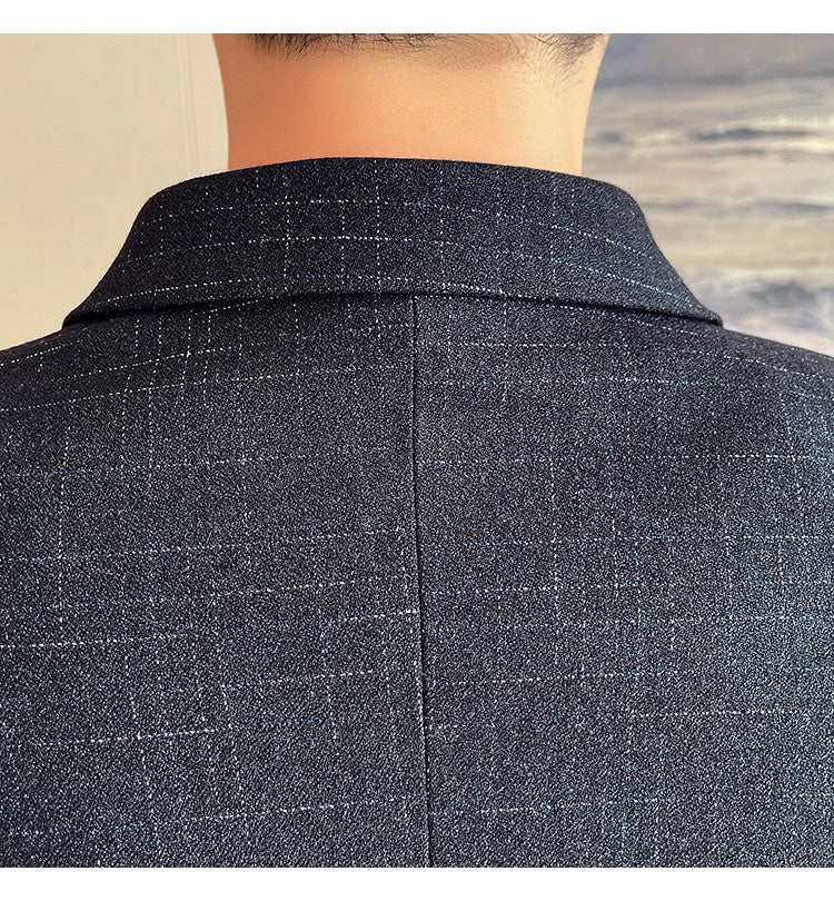 High-quality wedding suit for men, fashionable business, professional groom and best man, handsome two-piece set