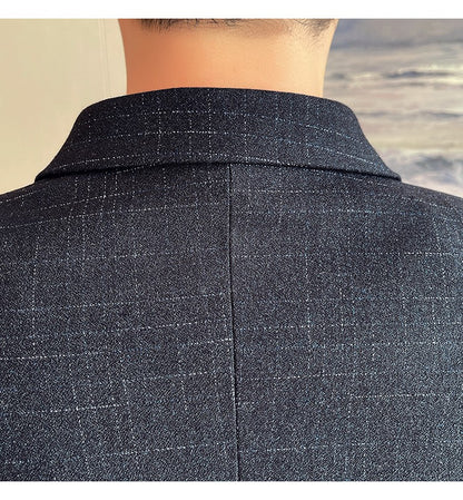 High-quality wedding suit for men, fashionable business, professional groom and best man, handsome two-piece set