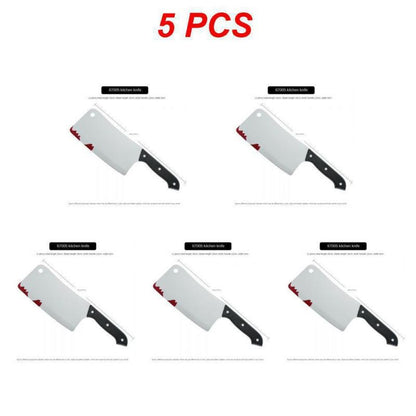 10/5/3/1pcs 30cm Faked Bloody Sharp Knife for Halloween DIY Cosplay Props Decor Simulation Plastic Kitchen Knife halloween Party