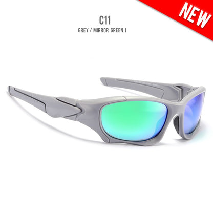 KDEAM Óculos de Sol Polarizados para Esportes ao Ar Livre Masculino Armação Curva Lente Resistente a Estresse Óculos de Sol Feminino KD0623