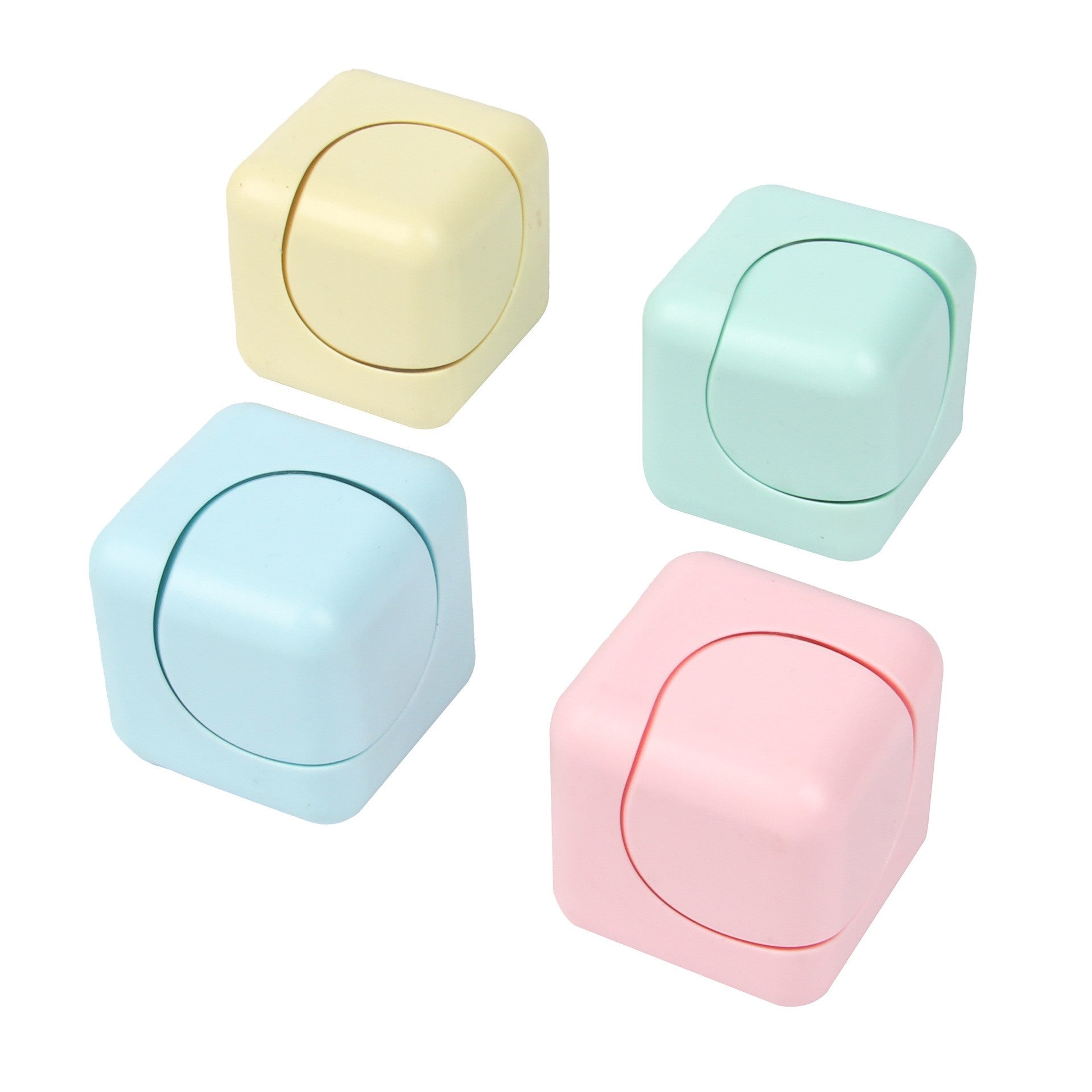 1/4/8PCS Square Rotating Cube Fingertip Pocket Pressure Reducing Gyro Toy Stress Relief Sensory Toys Kids Birthday Party Favors