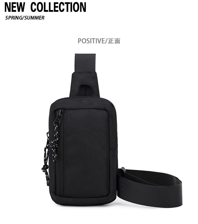 New Men Shoulder Bag Fashion Oxford Sports Shoulder Chest Bag Mini Crossbody Messenger Bags Handbags Casual Travel Phone Bags