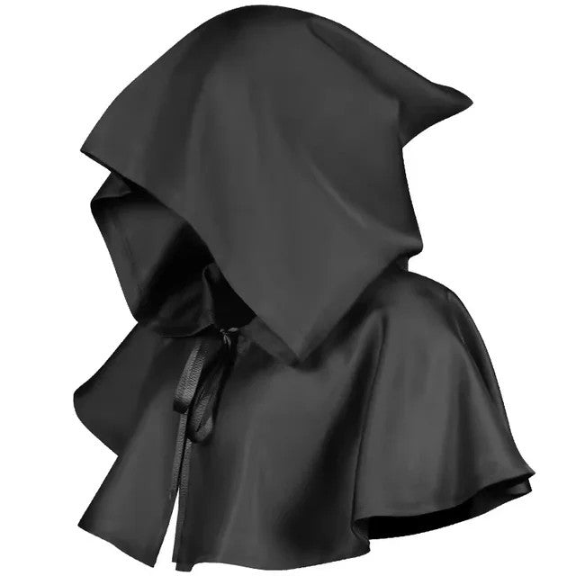 Man Halloween Plague Doctor Mask and Shawl Long Nose Beak Leather Masks For Adult Reaper Cloak Black Hat Cosplay Costume Props