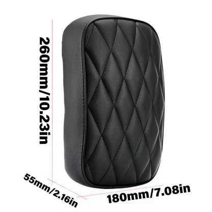 Almofada de ventosa traseira para passageiro de motocicleta com 8 ventosas, almofada de assento retangular para passageiro, para Harley 883 1200 Choppers Bobber