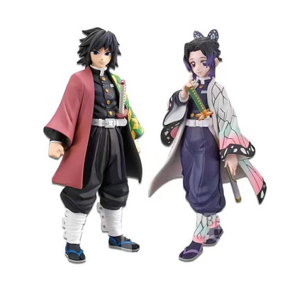 Anime Demon Slayer Kimetsu no Yaiba Figure Kamado Tanjirou Action Figure Agatsuma Zenitsu Nezuko Warrior PVC Model Toys