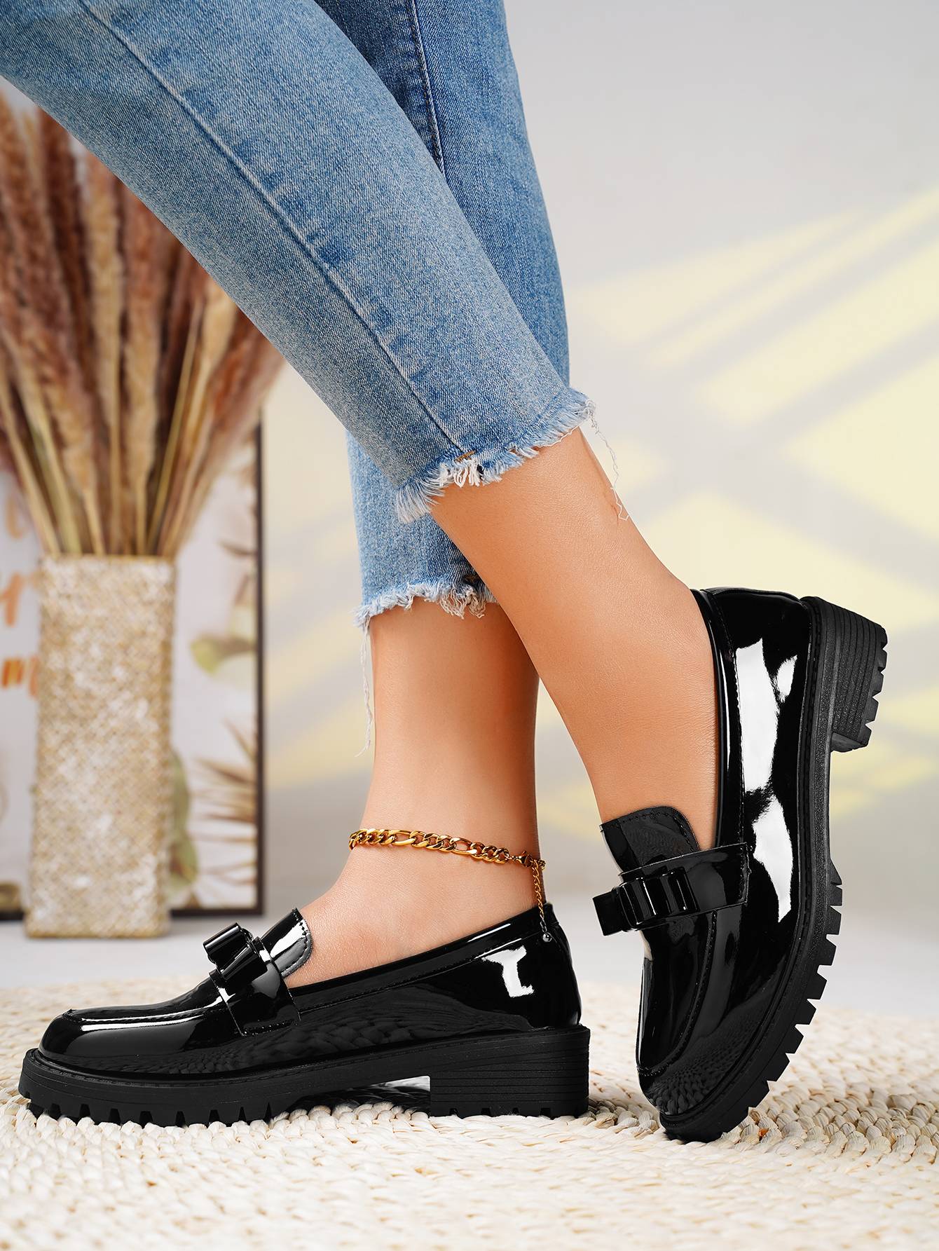 2024 New Summer Ladies Fashion Round Toe Retro Solid Color Mary Jane Shoes Daily Casual Shopping Ladies High Heels Zapatos Mujer