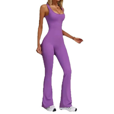 Sexy Back V Jumpsuit Gym Set Women Training Yoga Suit Sportswear Women Sports Jumpsuit Fitness Rompers Stretch Workout Bodysuits