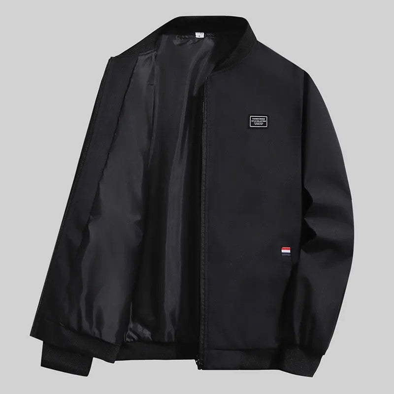 Men's Lightweight Spring Fall Windbreaker Jacket Coat Men's Windproof Outdoor Casual Stylish Zipper Pocket Jacket