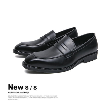 Men's Dress Shoes Classic Casual Business Leather Shoes Men Retro Oxfords Formal Social Wedding Office Leather Shoes For Men