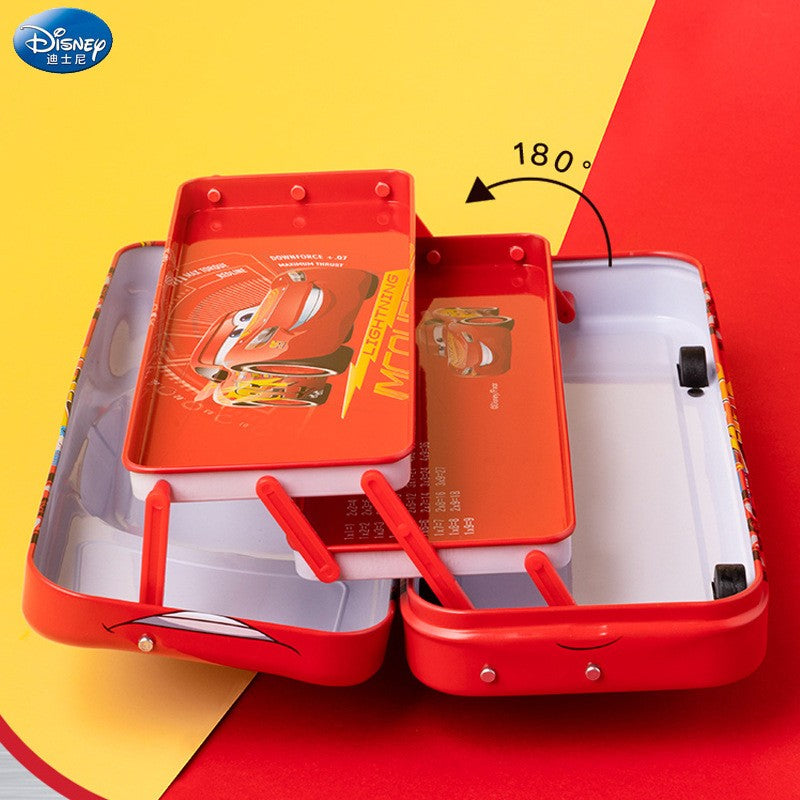 Estojo de Lápis Carros Disney Pixar Caixa de Papelaria Infantil Grande Capacidade Carro McQueen Tridimensional Estojo de Lápis Presente para Jardim de Infância