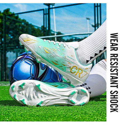 New Men Professional Soft Football Boots Sneakers Match Soccer Shoes Ultralight Futsal High-quality TF/FG Unisex Hot Sale Cleats