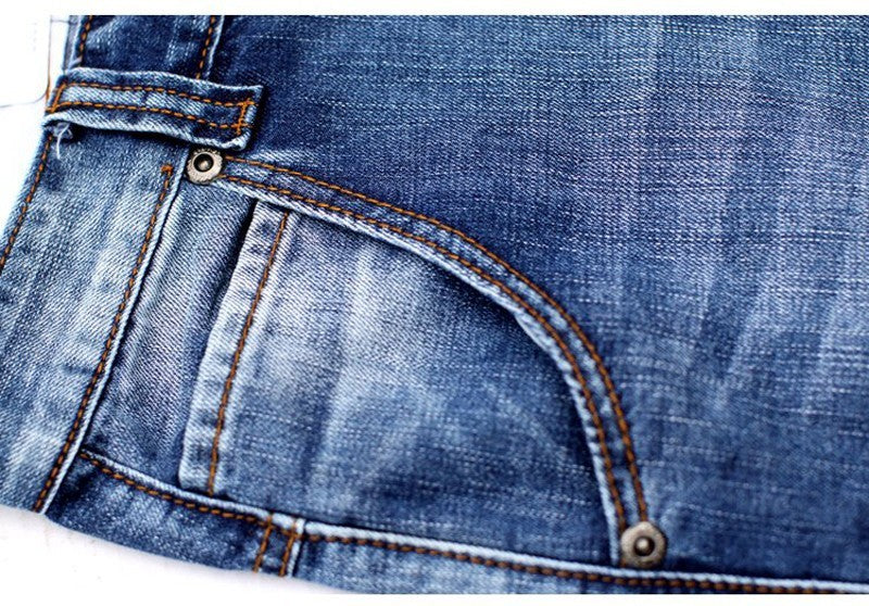 ABOORUN Mens Plus Size Loose Baggy Denim Shorts Fashion Streetwear Hip Hop Skateboard Cargo Jeans Short for Male R1402