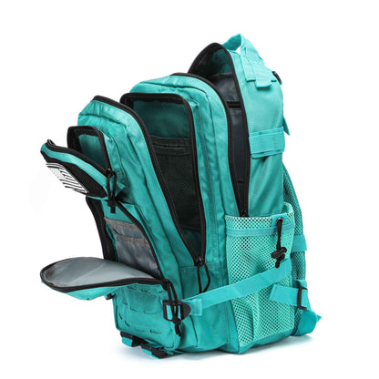 Mochila Impermeável 25L/50L com 2 Bolsos para Garrafas Academia Ao Ar Livre Viagem Caminhada Pesca Trekking Mochilas Bolsa para Notebook de 13 polegadas