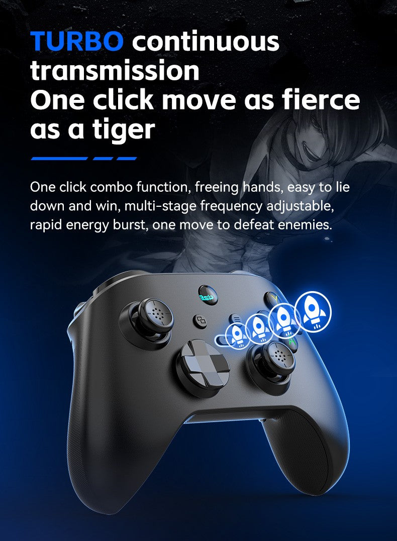 G6 Wireless Mobile Game Controller with Hall Trigger and Hall Joystick Supporting Switch/PC/Android/iOS