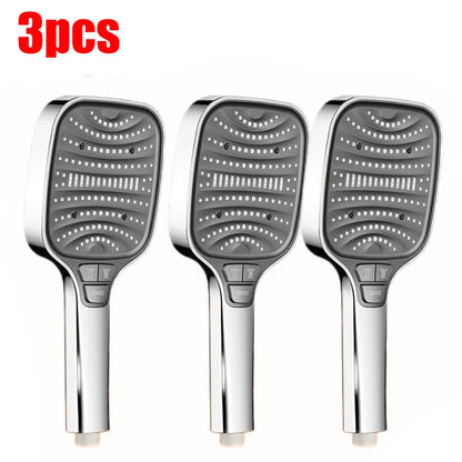 Chuveiro Turbo Pressurizado com 8 Modos, Painel Grande de 12cm, Chuveiro Econômico, Chuveiro com Filtro em ABS Reforçado à Prova de Explosão