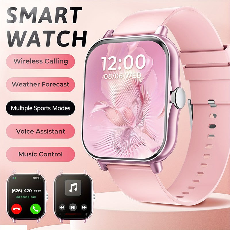 G.LWear New Women's Smart Watch Bluetooth Call Fitness Tracker Heart Rate Monitor Alarm Clock Outdoor Sports Men's Smartwatch