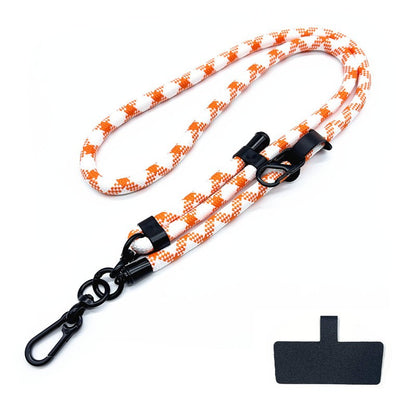 Cordão de Telefone Ajustável 1 Cm de Diâmetro Capa Universal Externa Transversal Ombro Cartão Corda de Pescoço Clipe Alça de Pulso Anti-perda