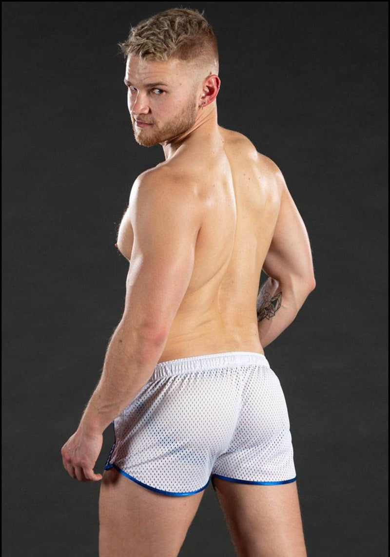 Men's sweatpants hole dry breathable sexy beach outdoor casual three-quarter pants?MNDK-05)