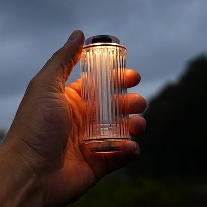 NEW Transparent 38 Explore USB Rechargeable Flashlight Mini LED Camping Lantern with Magnetic Base 3000mAh Battery Outdoor Light