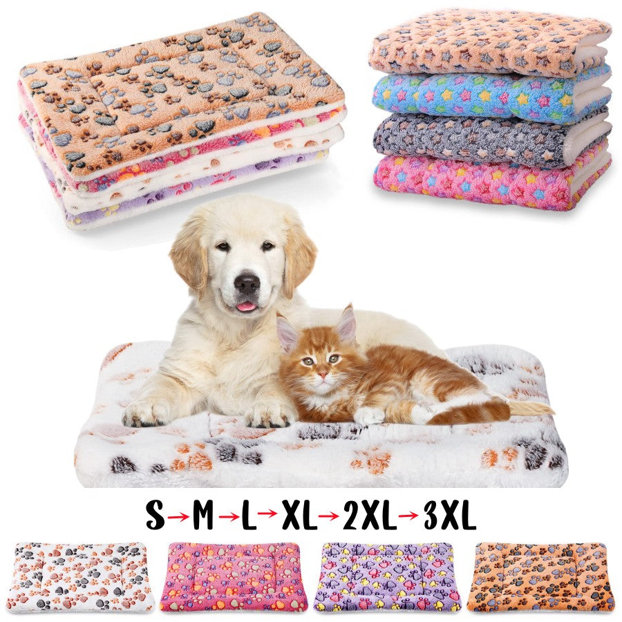 Tapete de inverno flanelado para animais de estimação, multimodelo, colchonete para canil, cobertor quente para animais de estimação, adequado para animais de estimação de grande, médio e pequeno porte