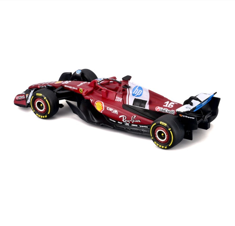 2025 Bburago 1:64 Ferrari Sf25 Modelo Miniatura Diecast em Liga Metálica 2025 F1 Series Red Bull Rb21 Carro de Corrida de Fórmula Brinquedos ?Presente
