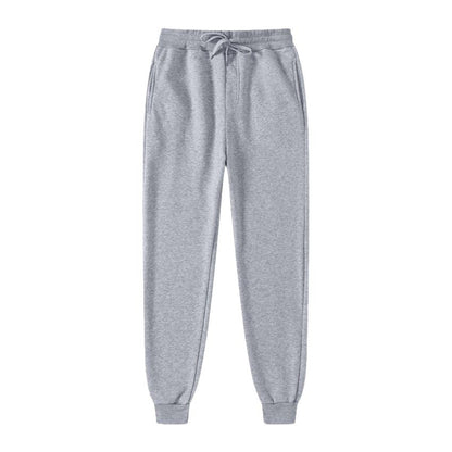 Women’s Fleece Sweatpants Bottom Winter Warm Pants Daily Casual Jogger Long Pant Multicolor Autumn Female Solid Color Sweatpants