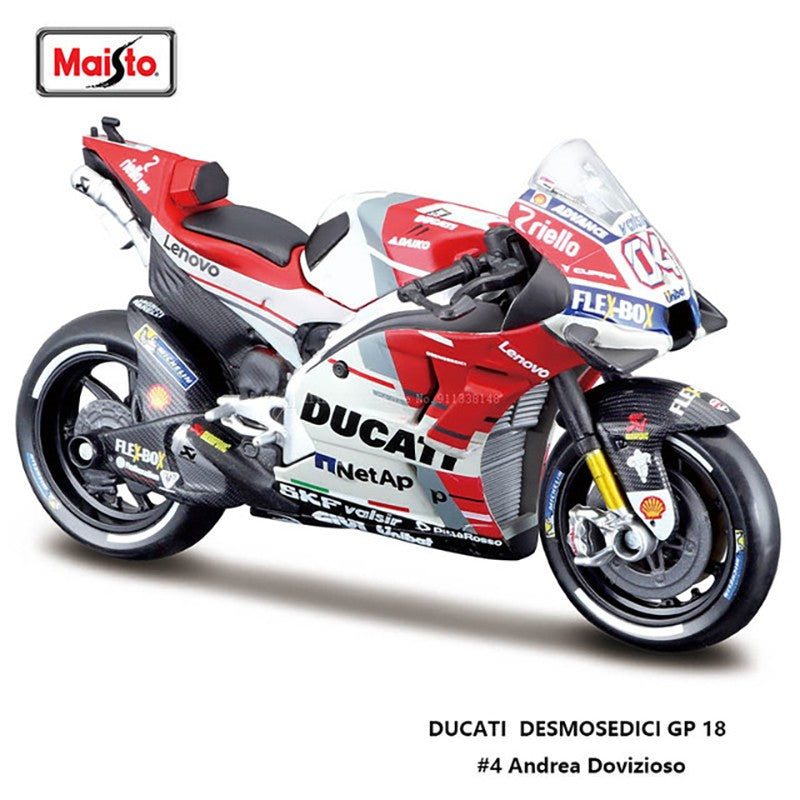 Maisto 1:18 NOVA Ducati Lenovo Team 2023 #1 Bagnaia Campeão Moto GP Corrida motocicleta de liga fundida Modelo de coleção de presente de brinquedo
