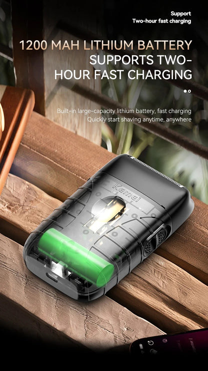 Kemei 2299 2296 T95 Professional Hair Clipper Cordless Trimmer Electric Foil Shaver Men Rechargeable Finish Hair Cutting Machine