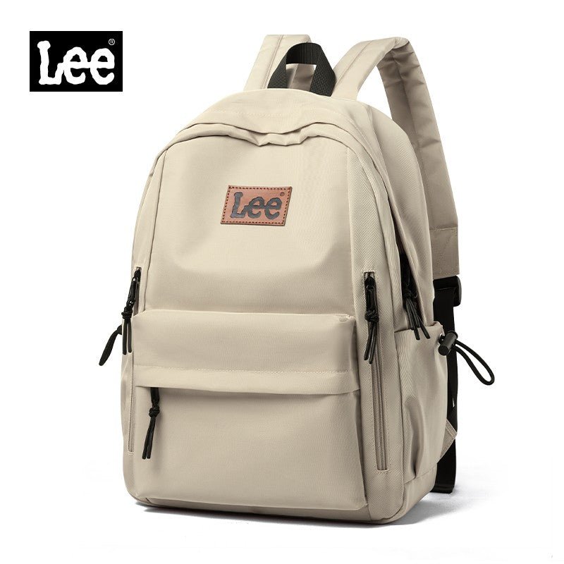 Mochila Leve LEE para Notebook 16 Polegadas Feminina Masculina Oxford, Bolsa Escolar de Ensino Médio de Grande Capacidade, Mochila de Estudante Universitário Adolescente