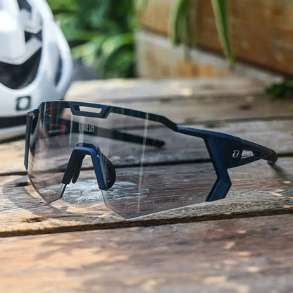 Photochromic Cycling Sunglasses Men Professional Bicycle Glasses Goggles Windproof MTB Road Bike Glasses Mountain Eyewear