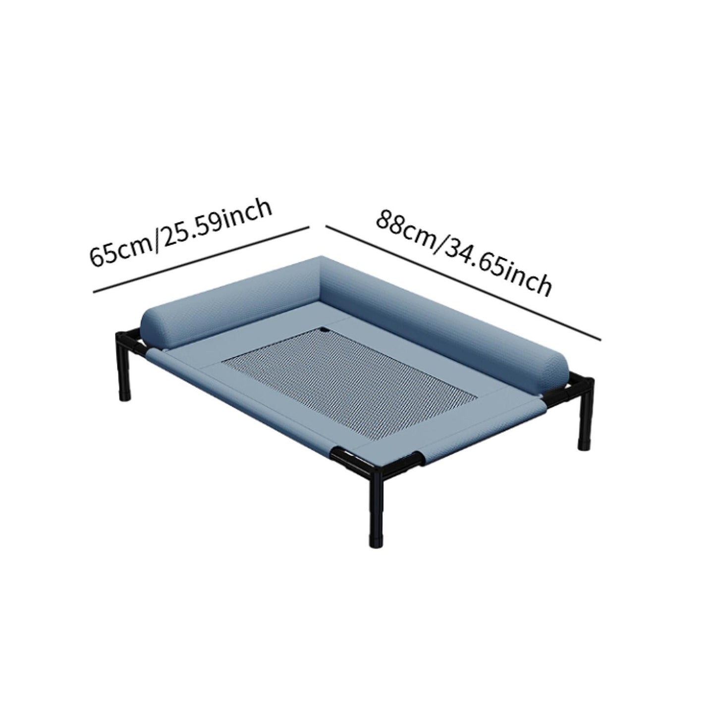 Cama Elevada Refrescante para Cães, Portátil e Lavável, Rede para Cães e Gatos, Cama Portátil para Cães com Tela Respirável