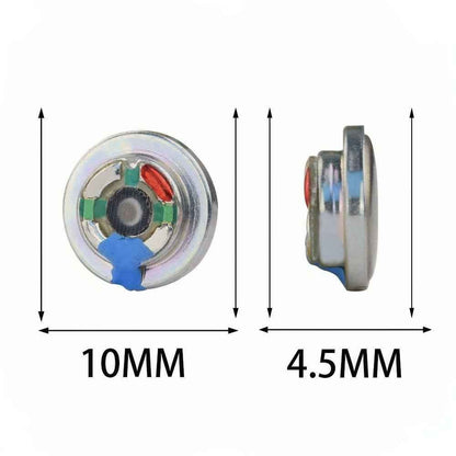 Unidades de Driver de Fone de Ouvido QIGOM 1032-06T 1 Par, 10MM 32? 103dB, Graves Pesados, Diafragma de Titânio, Peças para Montagem DIY de Fone de Ouvido