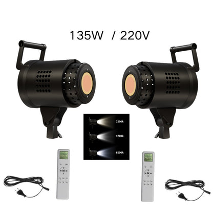 115/135W Photography Bowens Lighting LED 220V Video Studio Daylight-Balanced Lamp Portrait Flash Studio 3000-6000K 3 Colors