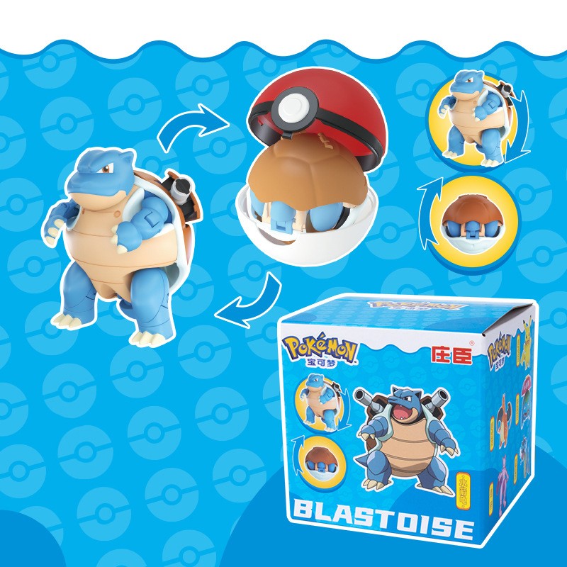 Pokémon Genuíno Pokébola Transformar Charizard Bulbasaur Gengar Dragonite Bonecos de Brinquedo Anime Snorlax Lapras Lucario Modelo de Bonecos