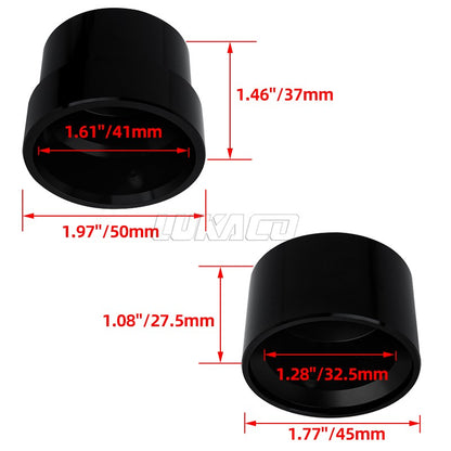 Motorcycle Front Rear Axle Nut Covers Caps Kit For Harley Sportster 883 1200 Touring Dyna Road King Softail Fat Bob Breakout