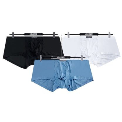 Simple, solid color, new thin Modal boxers, low waist and light boxers AD741