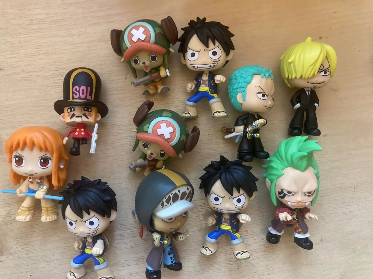One Piece Mystery Minis Figure Blind Box Anime Figura Luffy Roronoa Zoro Funko Pop Modelo Brinquedo Colecionável Edição Limitada Brinquedos