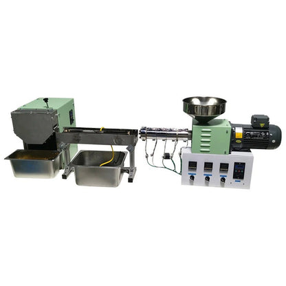 SJ35/SJ25/SJ15 Micro Extrusion Granulator Plastic Modification Formula Laborator 3kg/h with Cooler & Spooler System 3D Printing
