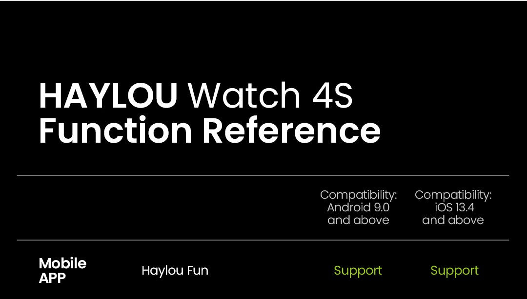 Smartwatch HAYLOU Watch 4S GPS, tela AMOLED HD de 1.43", posicionamento GPS de 5 satélites, mais de 120 modos de treino, relógio inteligente de esporte e fitness