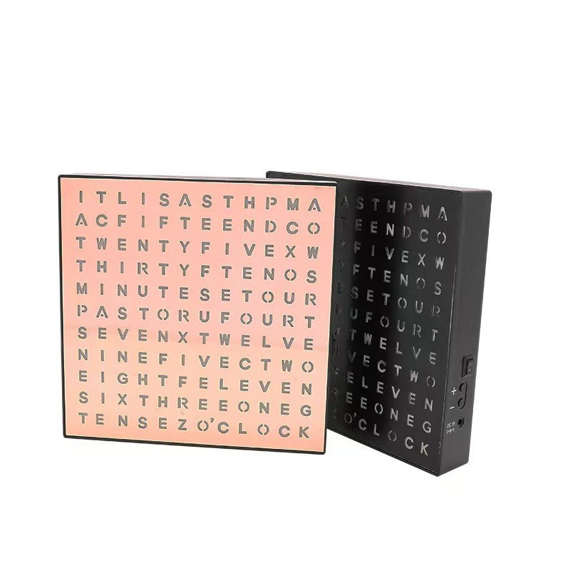 Fashion Design English Display Office Learning Reading Timer LED English Letter Display Reading Time Table