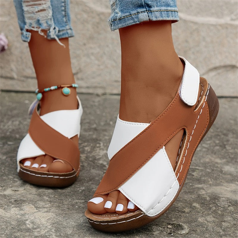 Women Wedges Sandals Summer New Fashion Sandals Lightweight Casual Sandals Shallow Outdoor Beach Shoes Women Sandalias De Mujer
