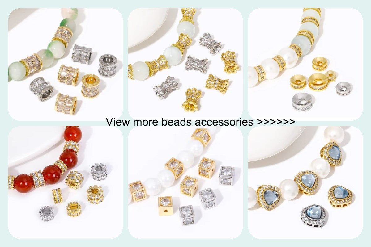 2/3/4mm Hollow Cube Beads 18k Gold Plated Brass Spacer Beads,Separators For Beads,DIY Jewelry Making Supplies Wholesalele