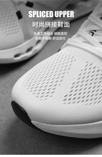 New Running Shoes Men Mesh Lightweight Flat Outdoor Gym Jogging Shoes Comfortable Original Tennis Shoes Cushioning Sneakers Man