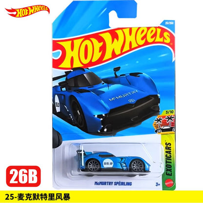 Original Hot Wheels 1/64 Série Principal 2026 Caixa B Mclaren Bugatti Porsche Ferrari Veículo de Brinquedo Colecionável Diecast C4982