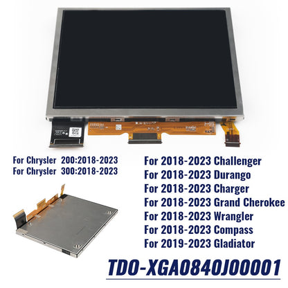 Tela LCD Uconnect 4C de 8,4 polegadas TDO-XGA084 para rádio navegador Jeep Grand Cherokee 2018-2024 TDO-XGA08400001