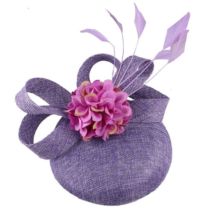 Acessórios de Cabelo para Noiva Bege Imitação Fascinators Chapéus Chapéu de Coquetel Ocasião Chapelaria Tiara