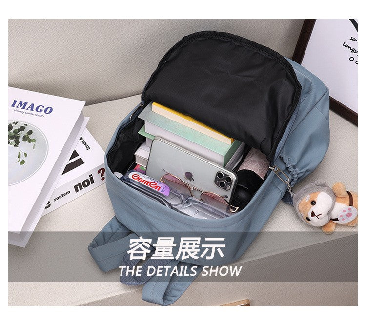 Mochila Personalizada com Nome em Nylon Leve e Prática, Presente Ideal para Volta às Aulas Uso Diário Atividades ao Ar Livre