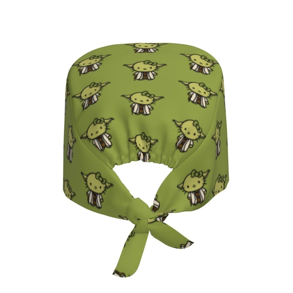 Touca Cirúrgica Personalizada Hello Kitty Equipe Médica Feminino Masculino Desenho Animado Personagem Para Chapéu de Chef Touca de Esfoliação